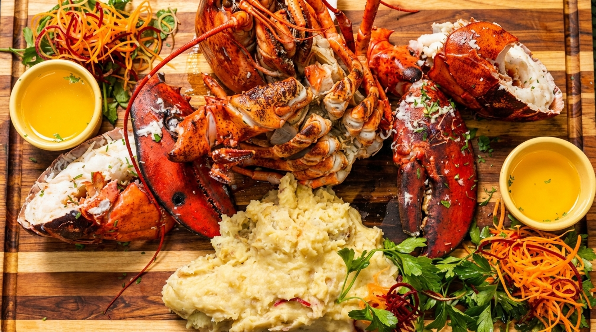 The food on the table