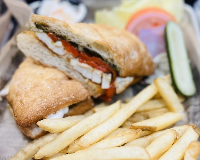 Chicken Caprese.