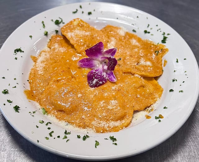 Lobster Ravioli.